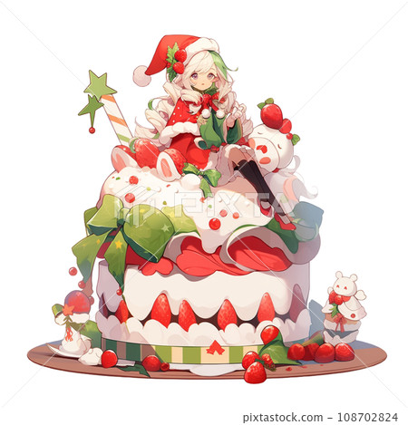 Christmas cake Christmas cake 108702824