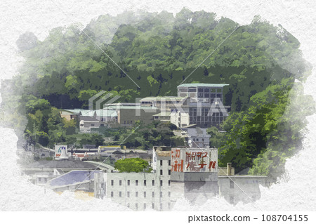 水彩風格 新見市地區 新見公立大學 岡山縣新見市 108704155
