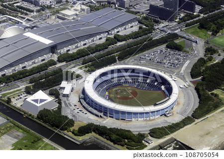 Aerial view of Chiba Marine Stadium Aerial view of Chiba Marine Stadium 108705054