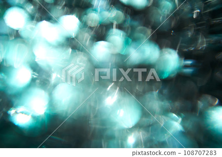 Christmas abstract background made of emerald green sequins. 108707283