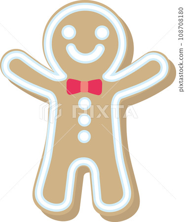 Gingerbread man_boy_Christmas sweets 108708180