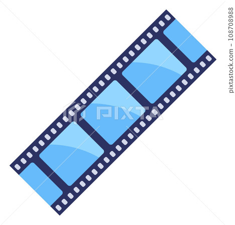 Grunge film strip. Old retro cinema movie strip. Video recording. Vector illustration. Grunge film strip. Old retro cinema movie strip. Video recording. Vector illustration. 108708988