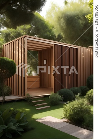 現代設計的森林別墅 現代設計的森林別墅 108709050