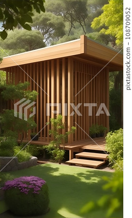 Modern design villa in the forest Modern design villa in the forest 108709052