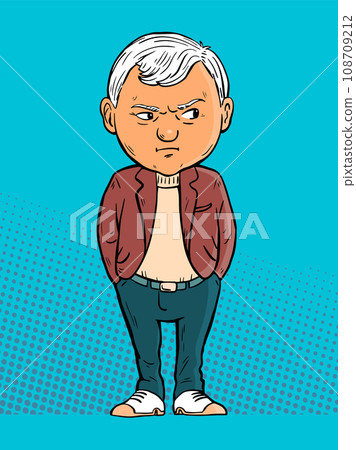 Skeptic man with a suspicious expression on his face Skeptic man with a suspicious expression on his face 108709212