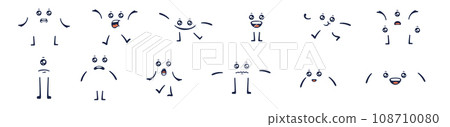 Set of various colored cartoon bacterial pathogen cute microbe isolated on white background. Collection of different funny biology microorganism vector flat illustration Set of various colored cartoon bacterial pathogen cute microbe isolated on white background. Collection of different funny biology microorganism vector flat illustration 108710080