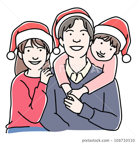 Christmas with parents and children Christmas with parents and children 108710310