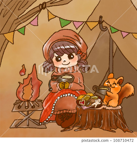 Tea time at camp 108710472