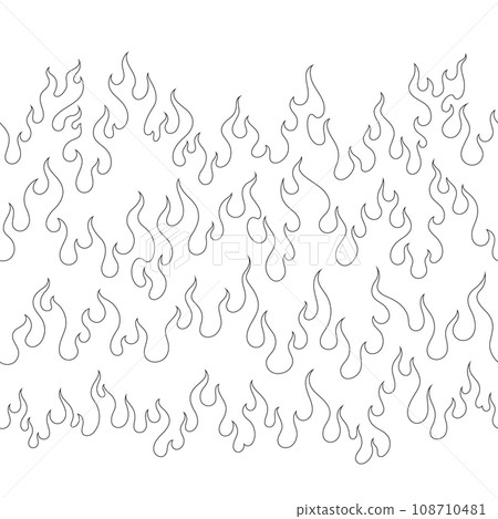 oriental flame pattern seamless wallpaper outline oriental flame pattern seamless wallpaper outline 108710481