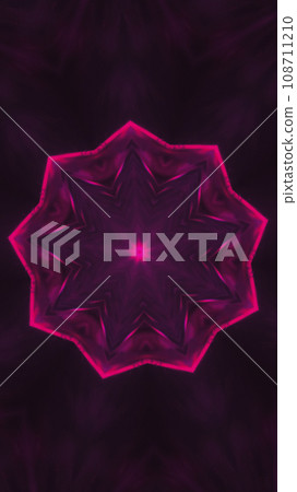 Abstract background fractal design neon motion 108711210
