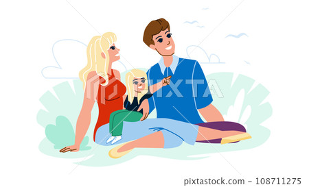 family nature vector family nature vector 108711275