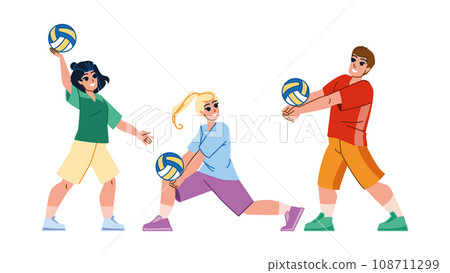 volleyball player vector volleyball player vector 108711299