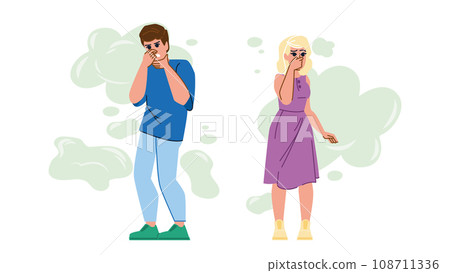 fart odor vector 108711336