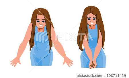 hair extension vector hair extension vector 108711439