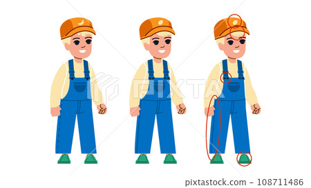 find difference kid boy vector 108711486