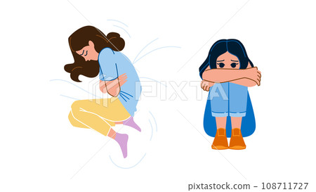 miscarriage woman vector 108711727