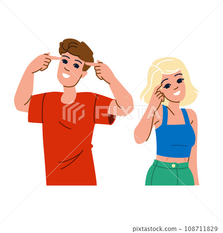 think thinking positive vector think thinking positive vector 108711829