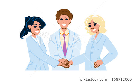 healthcare medical team collaboration vector healthcare medical team collaboration vector 108712009