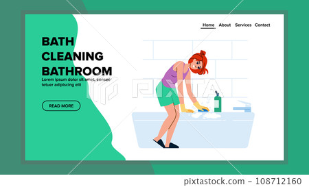 clean bath cleaning bathroom vector clean bath cleaning bathroom vector 108712160