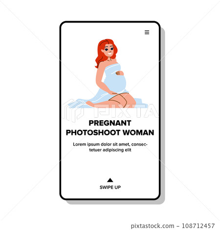 pregnant photoshoot woman vector pregnant photoshoot woman vector 108712457