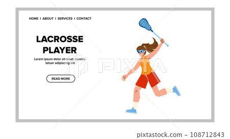 lacrosse player vector lacrosse player vector 108712843