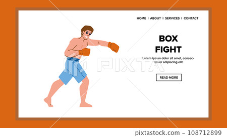 box fight vector box fight vector 108712899