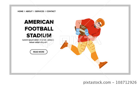 american football stadium vector 108712926