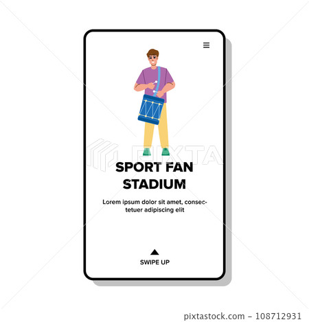 sport fan stadium vector 108712931