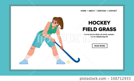 hockey field grass vector 108712933