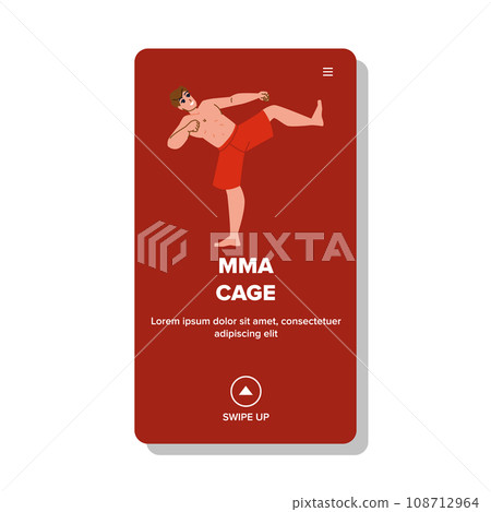 mma cage vector mma cage vector 108712964