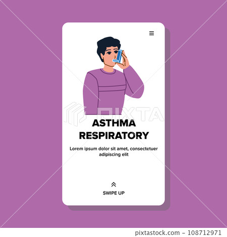 astma respiratory vector astma respiratory vector 108712971