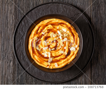 vanilla whipped sweet potatoes with maple syrup vanilla whipped sweet potatoes with maple syrup 108713768