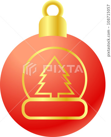 The Christmas Balls  for celebration or Holiday concept. 108715057