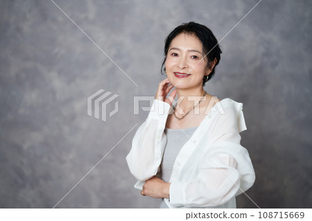 女時裝模特兒肖像 女時裝模特兒肖像 108715669