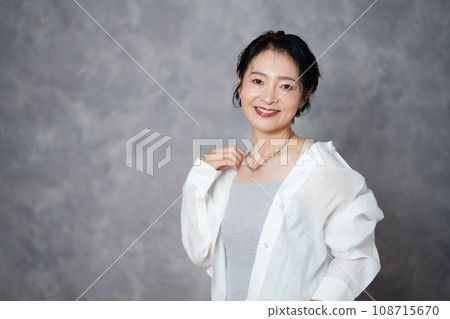 女時裝模特兒肖像 108715670