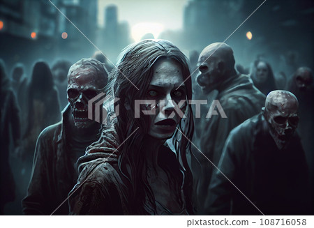 The depiction of a terrible disease in humans where the growth turns into zombies. The depiction of a terrible disease in humans where the growth turns into zombies. 108716058