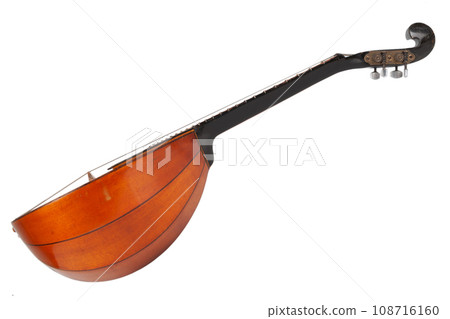 Ukrainian domra. Long-necked folk string instrument of the lute family. 108716160