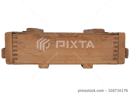 Army ammunition soviet style wooden crate. Army ammunition soviet style wooden crate. 108716176
