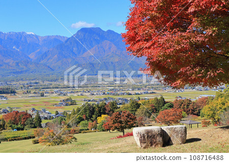 Azumino and the Northern Alps in late autumn Azumino and the Northern Alps in late autumn 108716488