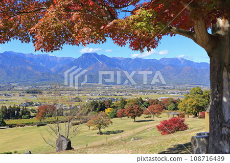 Azumino and the Northern Alps in late autumn Azumino and the Northern Alps in late autumn 108716489