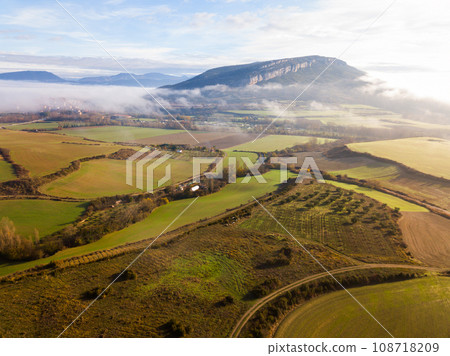 Picturesque view of green valley of Navarre Picturesque view of green valley of Navarre 108718209