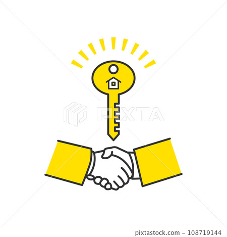 房地產、住房、汽車和鑰匙的交付 房地產、住房、汽車和鑰匙的交付 108719144