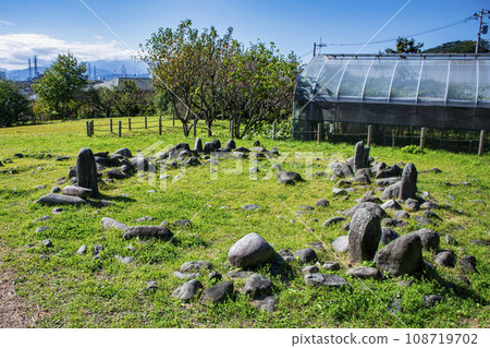 Machida City, Tokyo, Tabata stone circle remains and Tabata ruins from the middle of the Jomon period 108719702