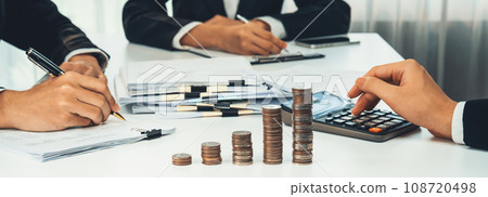 Growth coin stack symbolizing business investment. Shrewd 108720498