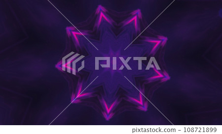 Abstract background iridescent glow ornament pink 108721899