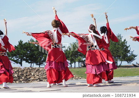 A scene from the Senshu Yosakoieejanaika Festival 108721934