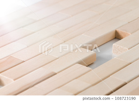 Wood block stacking. Business planning, concept for growth success process. Wood block stacking. Business planning, concept for growth success process. 108723190