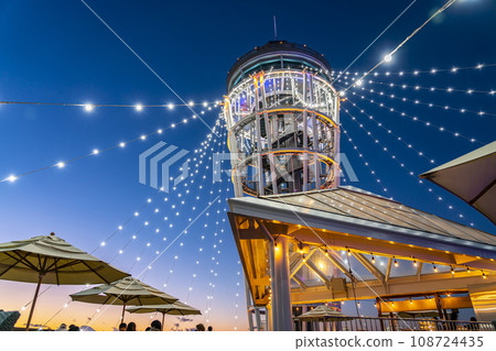 [Kanagawa Prefecture] Sea candles in Enoshima with beautiful sparkling illuminations 108724435