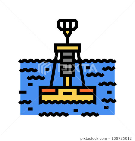 marine environmental monitoring color icon vector illustration marine environmental monitoring color icon vector illustration 108725012