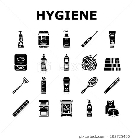 hygiene virus hand soap clean icons set vector hygiene virus hand soap clean icons set vector 108725490